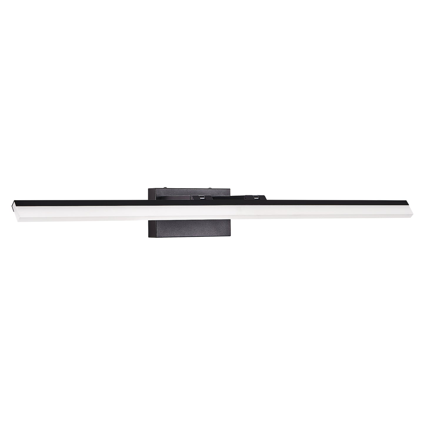 39 Inch Modern LED Bathroom Vanity Light -Sleek Black Metal Wall Light For Mirror, Dressing Room Or Sink Area