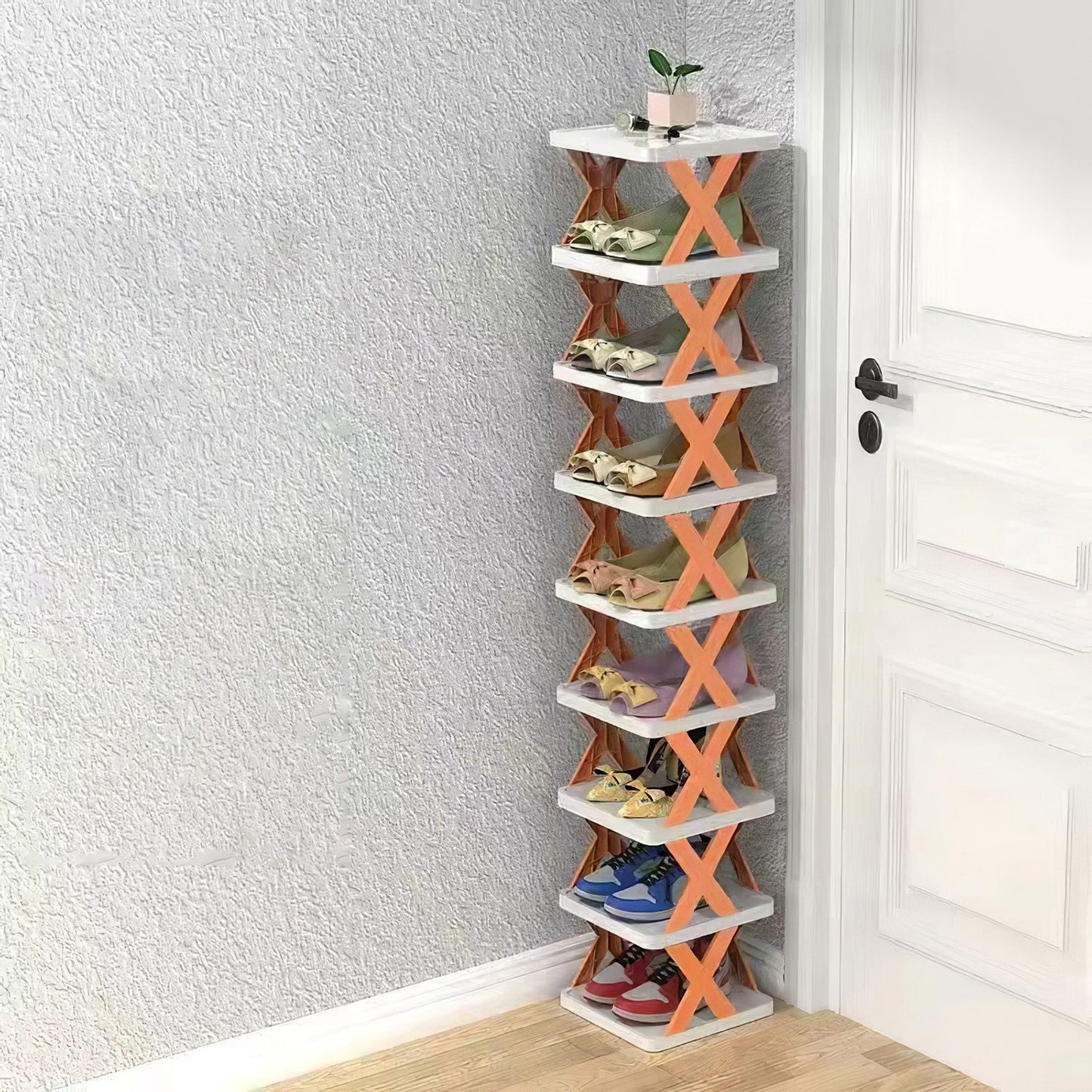 HearthSpace™ Slim Vertical Shoe Tower (Holds 9 Pairs)