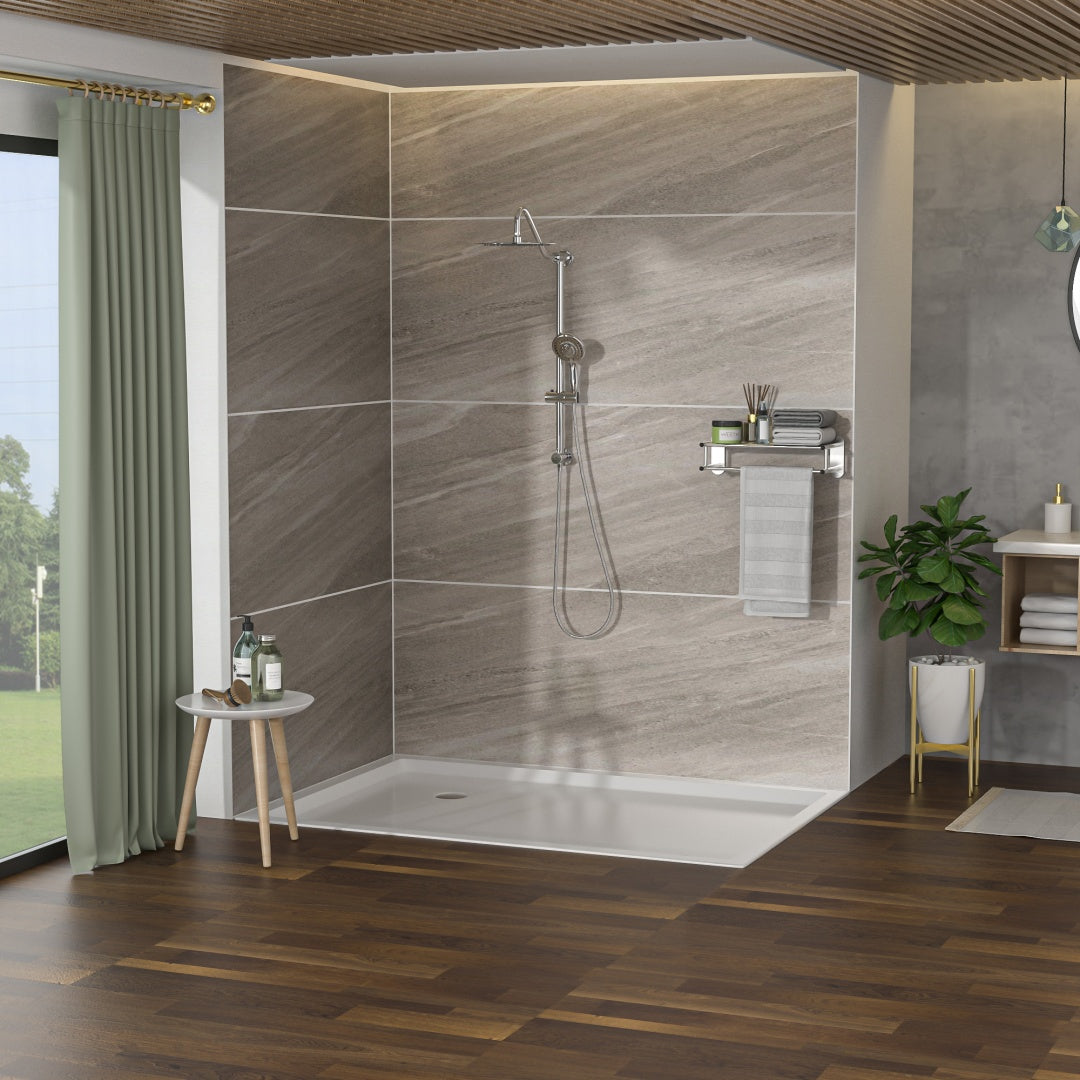 Shower Set 10inch Overhead Shower And Hand Shower, Round Shower Set, Dual Shower Heads, Chrome