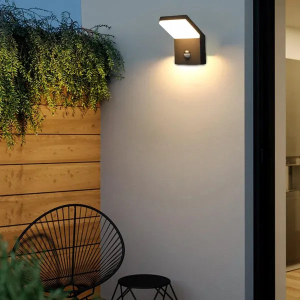 Inowel Wall Light Outdoor LED Wall Mount Lamp Wall Sconce With Motion Sensor Lantern Fixture 19231