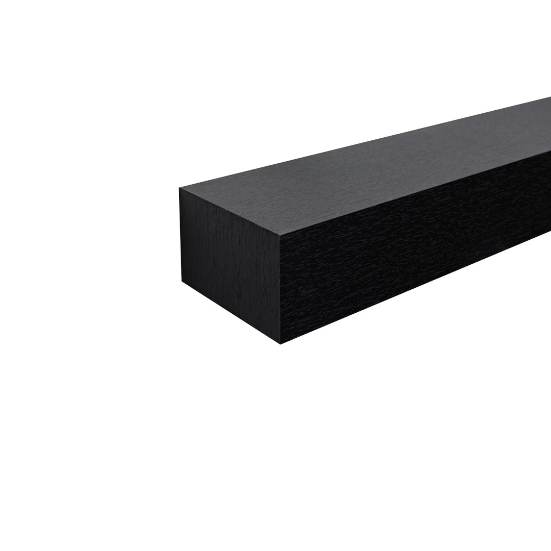 Floating Shelves 23.6 Wall Mounted Wood Shelves For Bathroom, Bedroom, Living Room, Kitchen, Hanging Shelf For Books Storage Decor With Invisible Brackets, Black