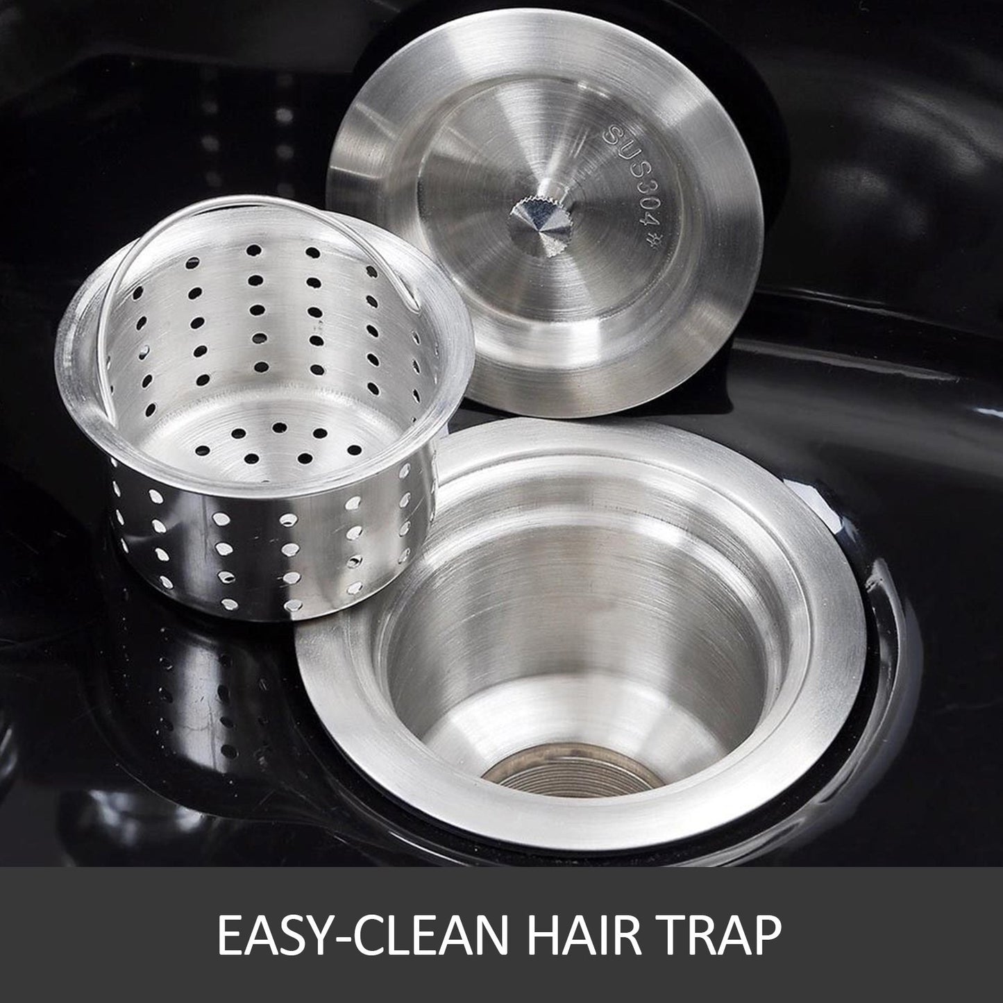 Shampoo Bowl Sink Black ABS Plastic Salon And Spa Hair Sink Beauty Salon Equipment For Hair Stylists