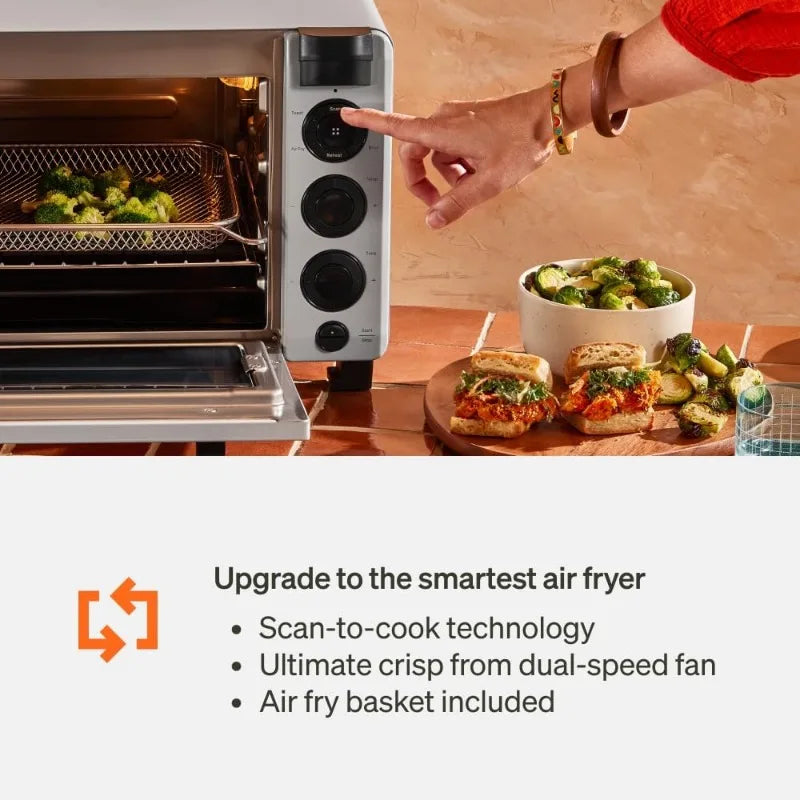 Tovala Smart Oven – 5-in-1 Countertop Convection Oven with Steam, Bake, Toast, Reheat & Broil