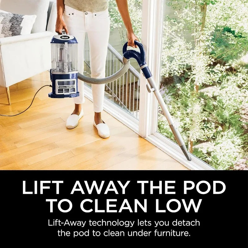 Shark Navigator Lift-Away Vacuum – Powerful Suction with HEPA Filter & Large Dust Cup
