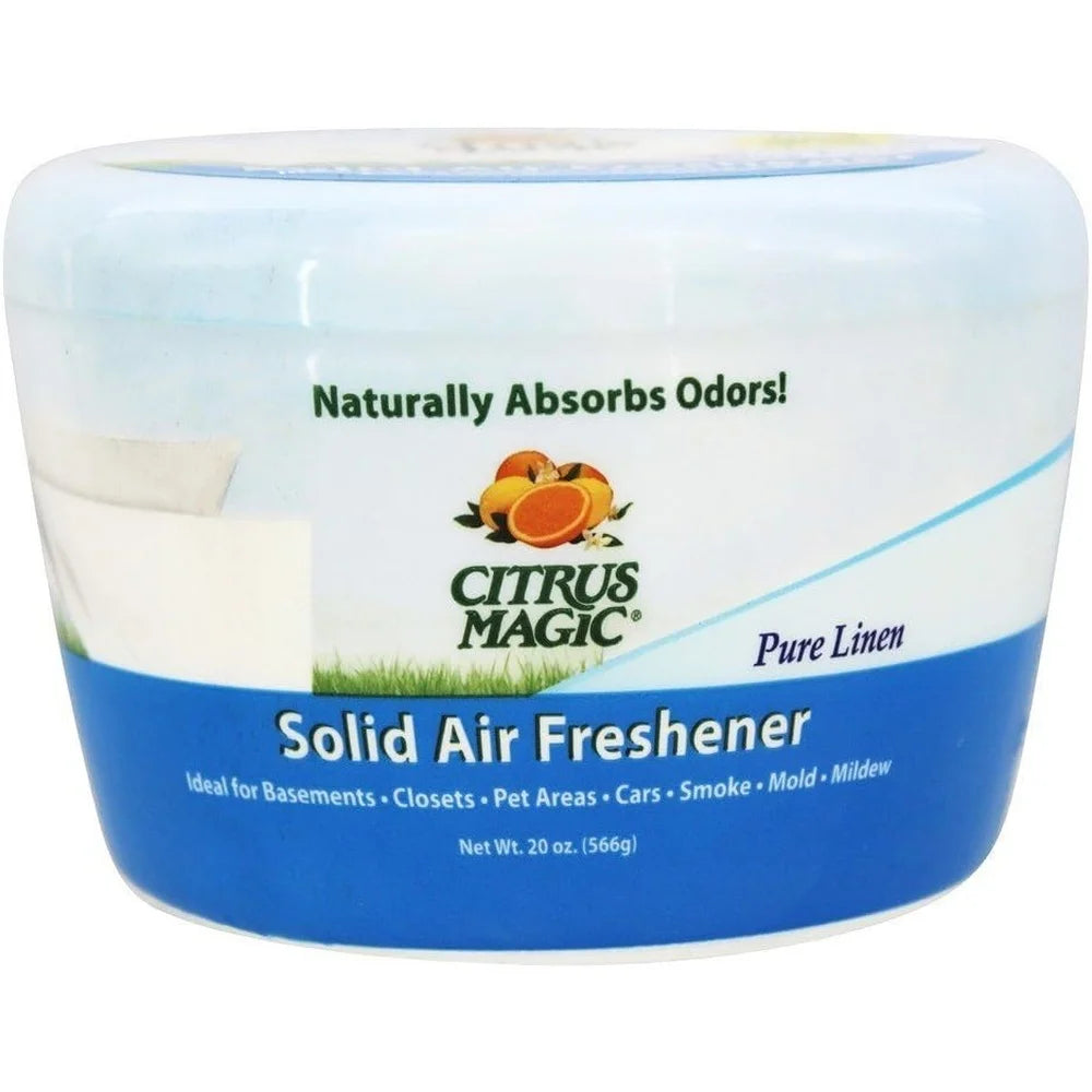 Solid Air Freshener & Odor Absorber – Long-Lasting Pure Linen Scent for Home, Car & Closet