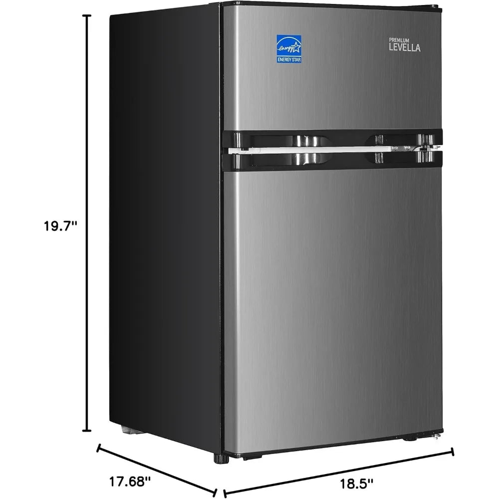 PRF316300HS 3.1 cu ft Top Freezer Mini Fridge in Silver