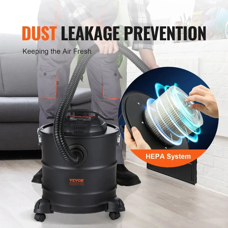 VEVOR 5-Gallon Ash Vacuum Cleaner – 1200W Powerful Fireplace & Pellet Stove CleanerVEVOR ash vacuum, 5 gallon ash cleaner, 1200W ash vacuum, fireplace ash vacuum, pellet stove vacuum, wood stove ash cleaner, durable ash vac