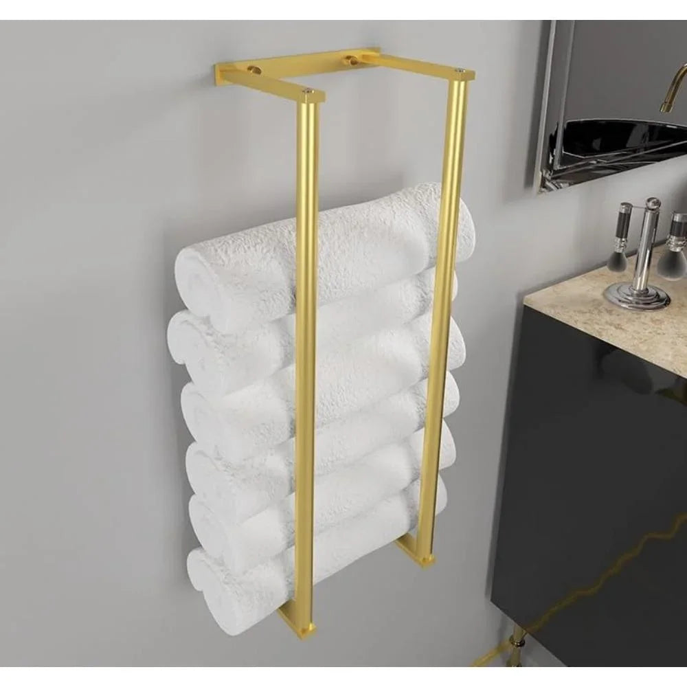 Mounted To-wel Storage Rack β StainlesWalls Steel Bathroom Organizer for Rolled Towelstowel rack, wall mounted rack, bathroom organizer, rolled towel holder, stainless steel rack