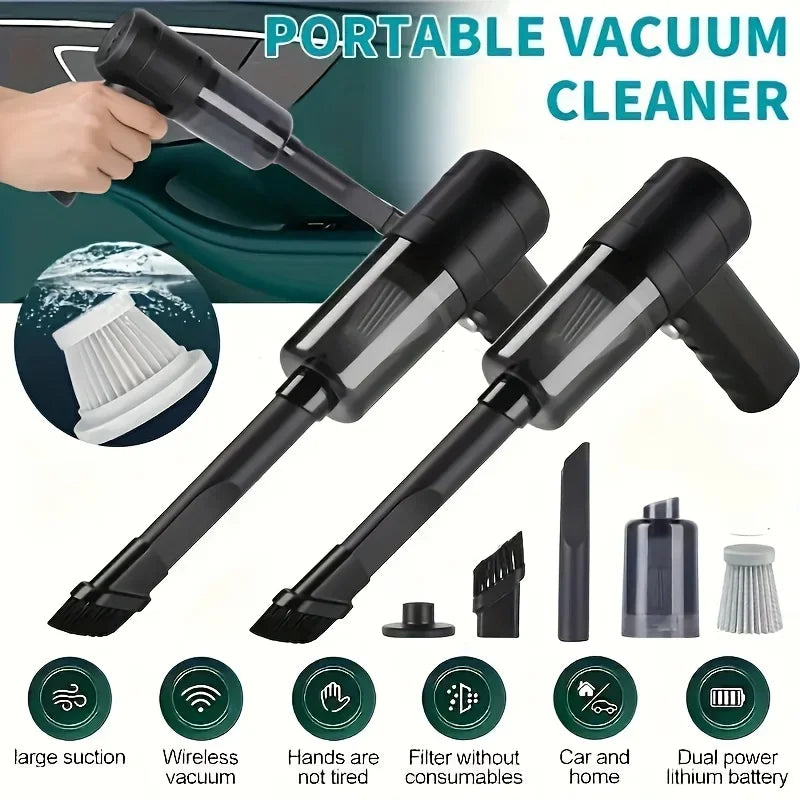 Handheld Car Vacuum – Compact, Lightweight & Powerful Suctioncar vacuum cleaner, handheld auto vacuum, compact car vacuum, portable vacuum for car, powerful suction vacuum