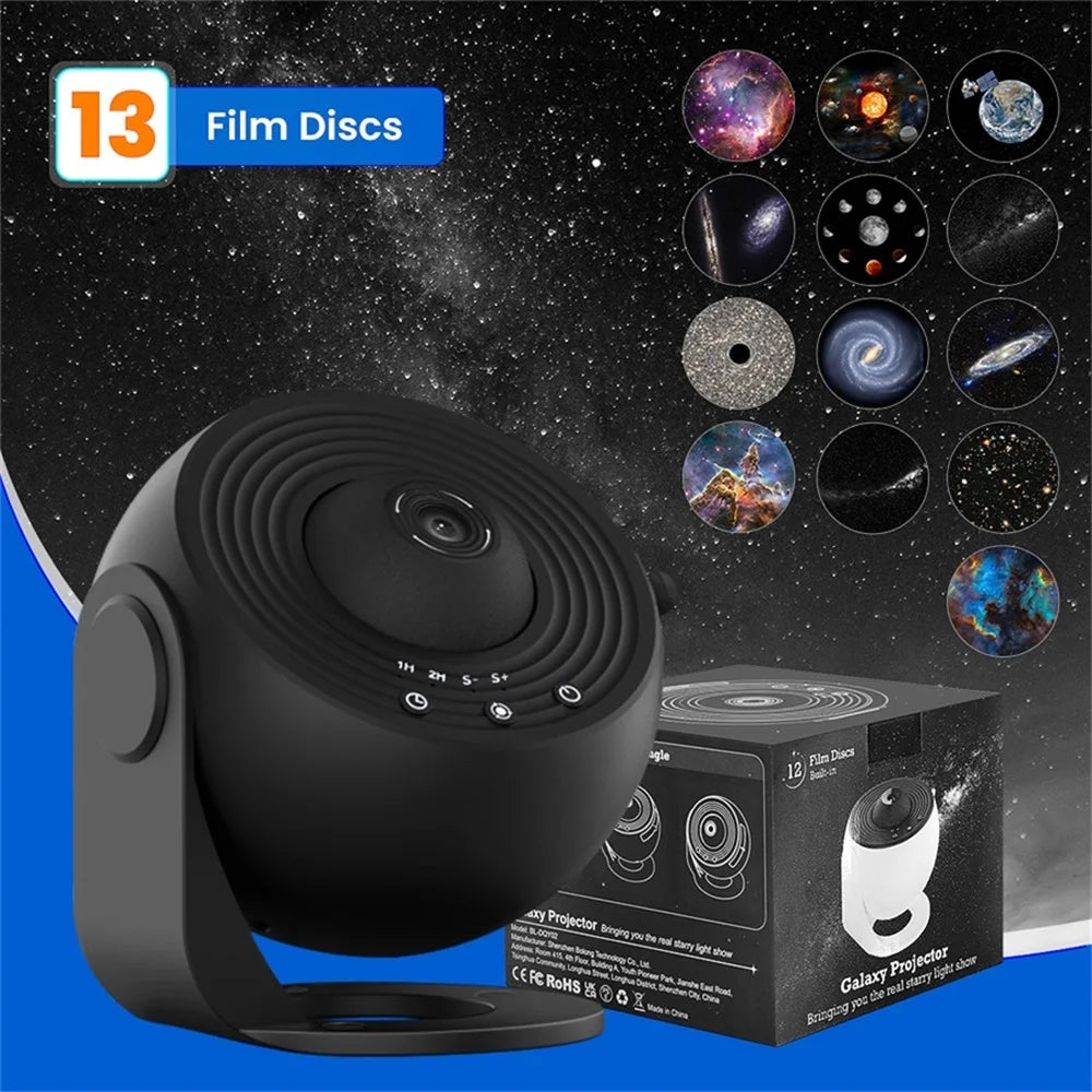 Star Projector – 13-in-1 Galaxy Planetarium with 360° Rotation, HD Image & Timerstar projector, galaxy projector, planetarium projector, bedroom night light, kids room decor, Christmas decor, birthday gift, 360 rotation pr