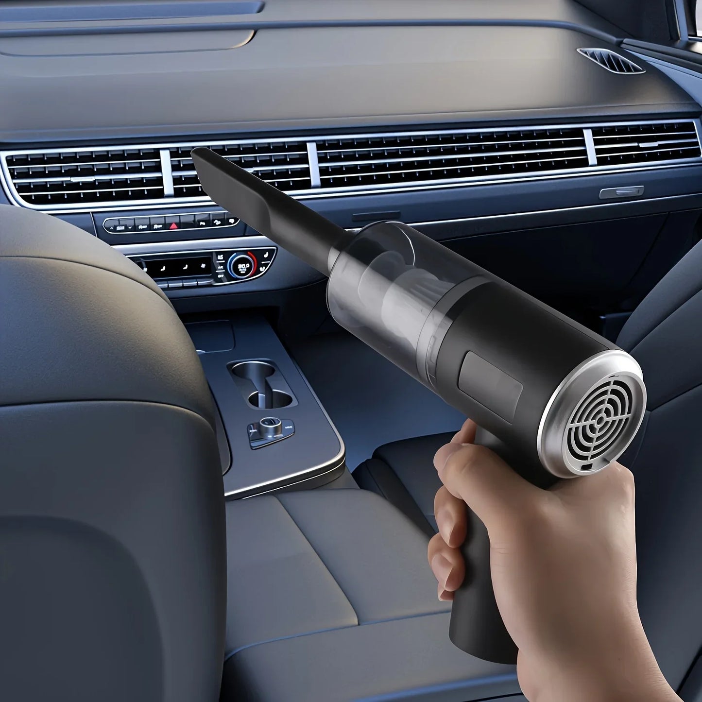 Handheld Car Vacuum – Compact, Lightweight & Powerful Suctioncar vacuum cleaner, handheld auto vacuum, compact car vacuum, portable vacuum for car, powerful suction vacuum