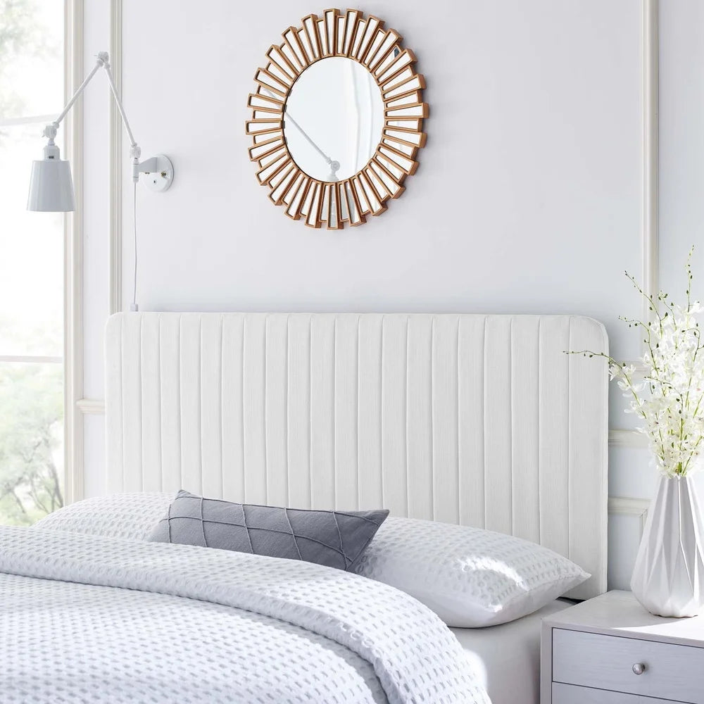 Glam Deco Tufted King/Cal King Headboard – Adjustable Upholstered Bedroom Accent