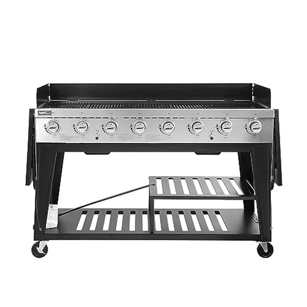 Royal Gourmet 8-Burner Propane Gas BBQ Grill – Large Outdoor Cooking Station