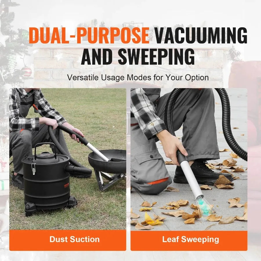 VEVOR 5-Gallon Ash Vacuum Cleaner – 1200W Powerful Fireplace & Pellet Stove CleanerVEVOR ash vacuum, 5 gallon ash cleaner, 1200W ash vacuum, fireplace ash vacuum, pellet stove vacuum, wood stove ash cleaner, durable ash vac