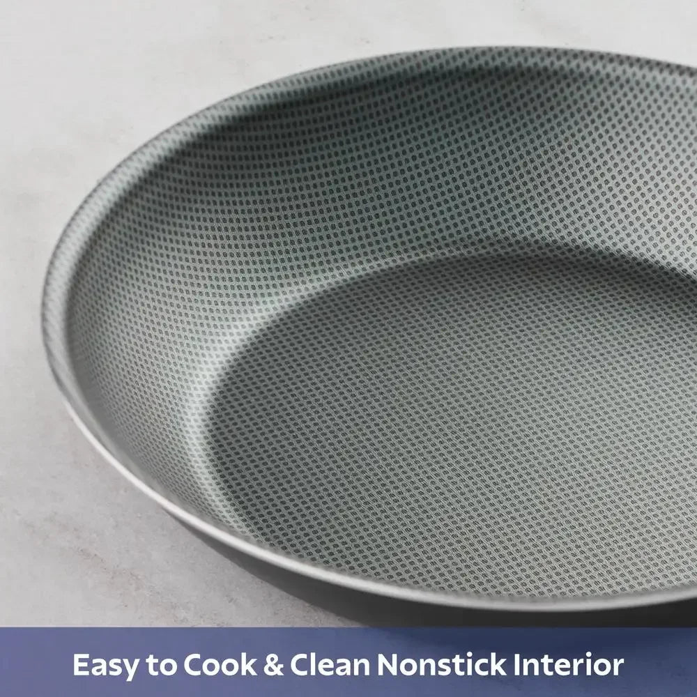 22-Piece Nonstick Aluminum Cookware Set – Complete Pots & Pans with Lids and Kitchen Utensils
