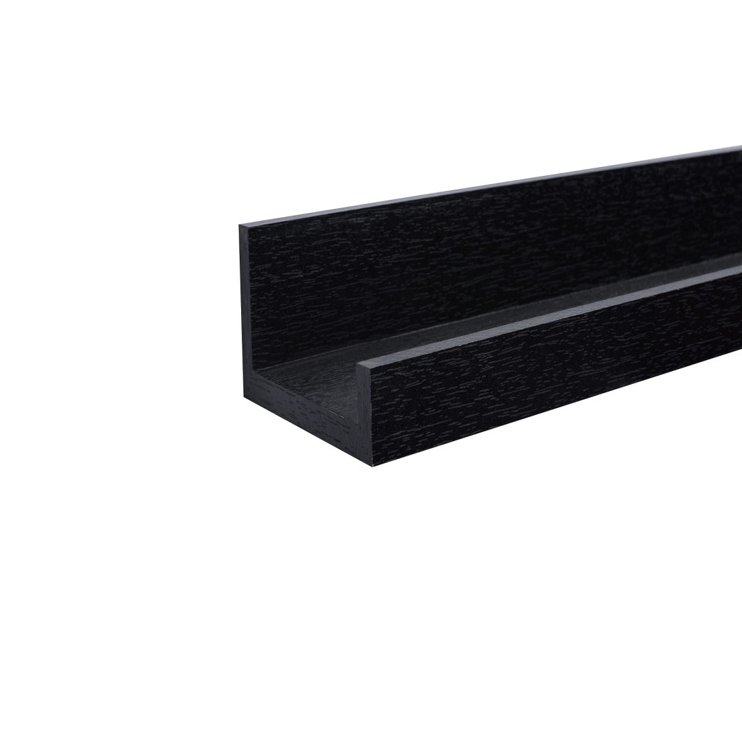 Floating Shelves 18.11 Wall Mounted Wood Shelves For Bathroom, Bedroom, Living Room, Kitchen, Hanging Shelf For Books Storage Decor With Invisible Brackets, Black