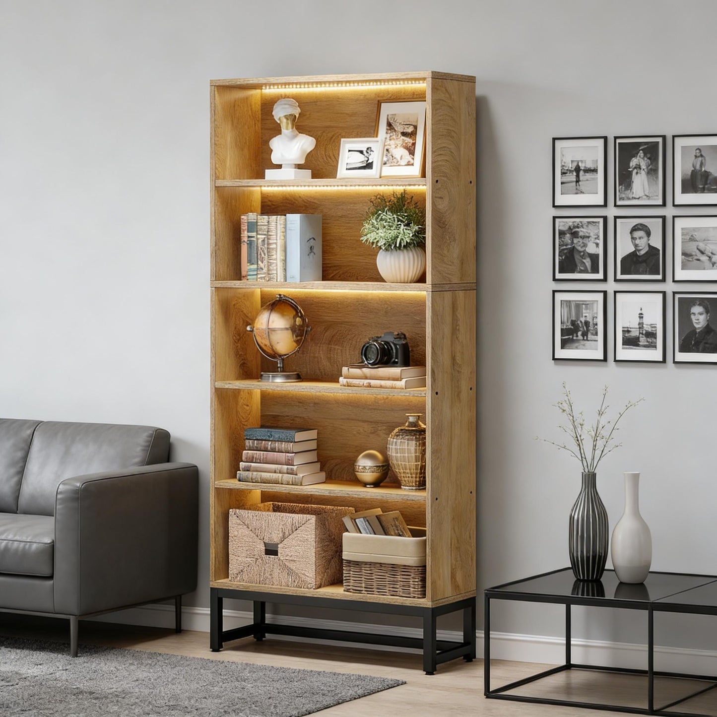 Spacious Display Organizer,Bookshelf