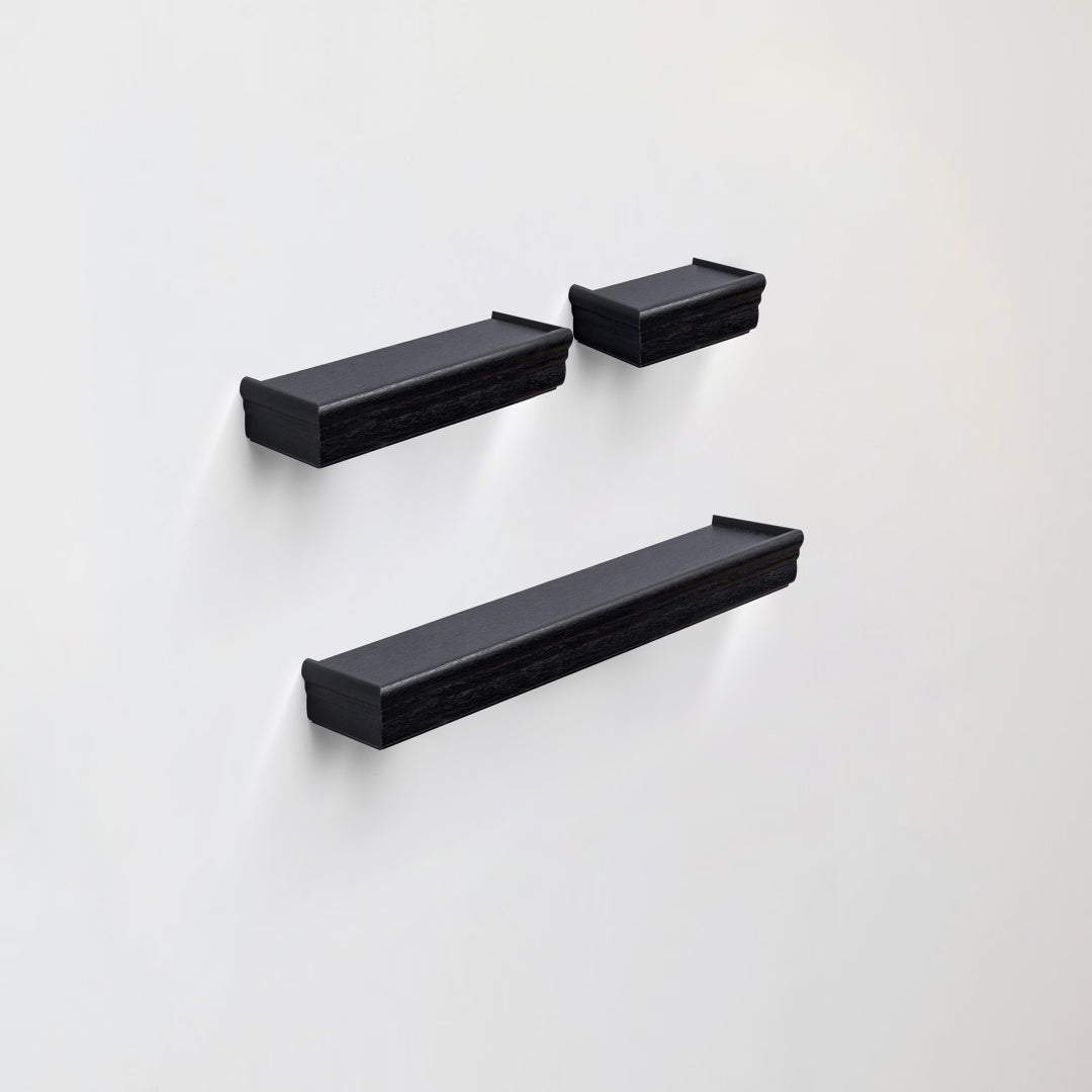 Floating Shelves  17.9 Wall Mounted Wood Shelves For Bathroom, Bedroom, Living Room, Kitchen, Hanging Shelf For Books Storage Decor With Invisible Brackets, Brown