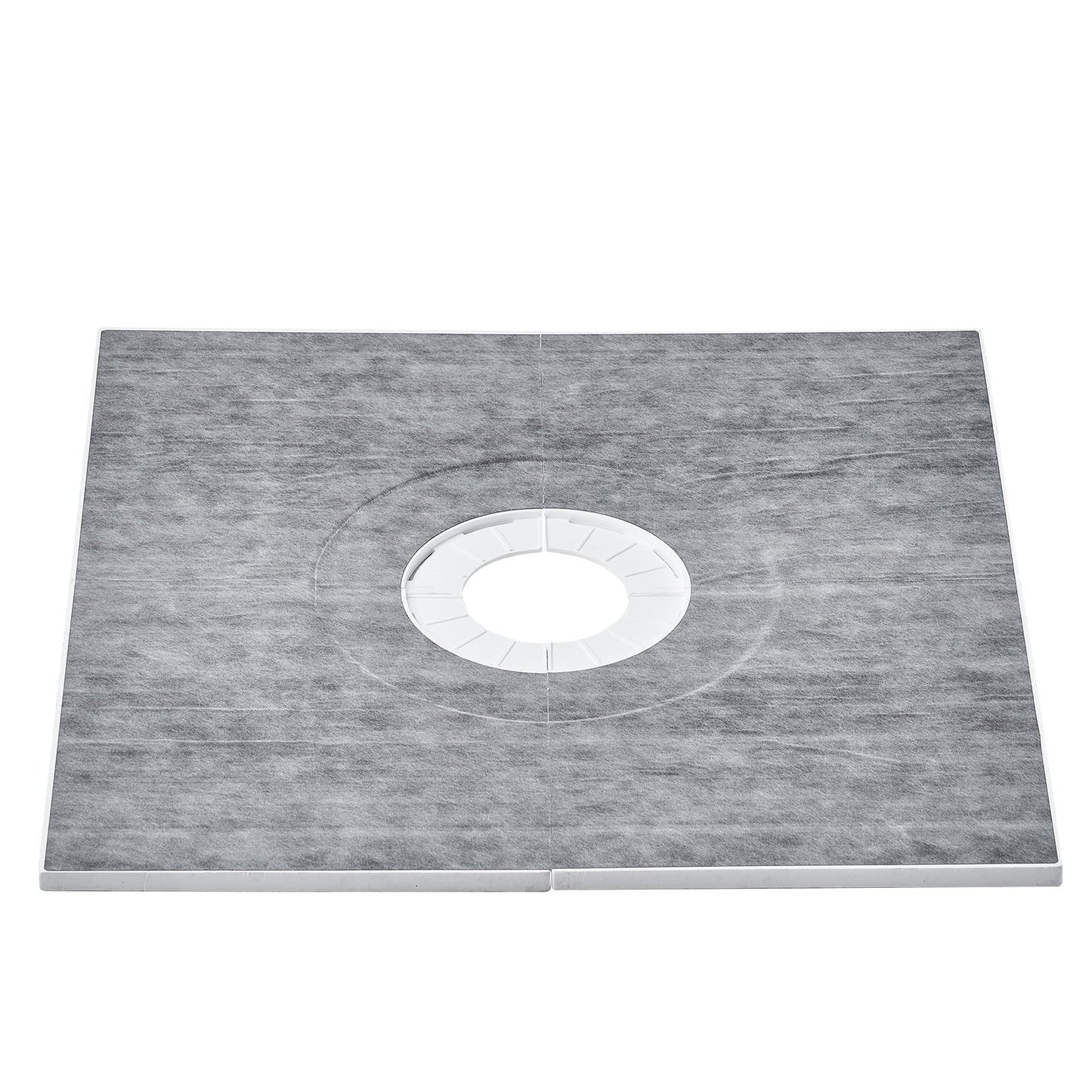 Shower Curb Kit, 36x36 Shower Pan Kit With 6.3 Central Drain, Lightweight EPS Shower Installation Kits With 2 Waterproof Cloths, Shower Pan Slope Sticks Fit For Bathroom