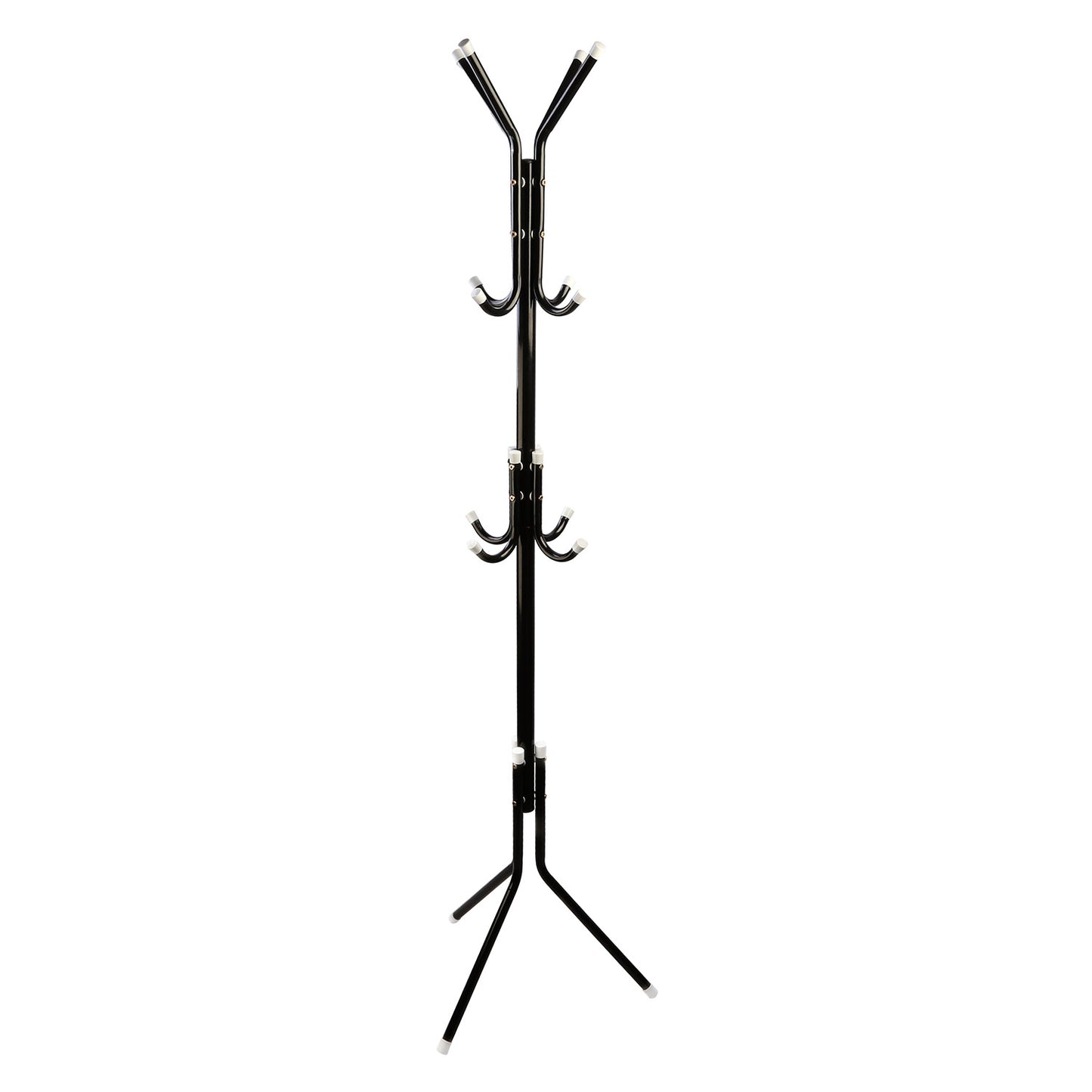 Black-White Options -- 1Pc Standing Coat Hat Rack Organizer
