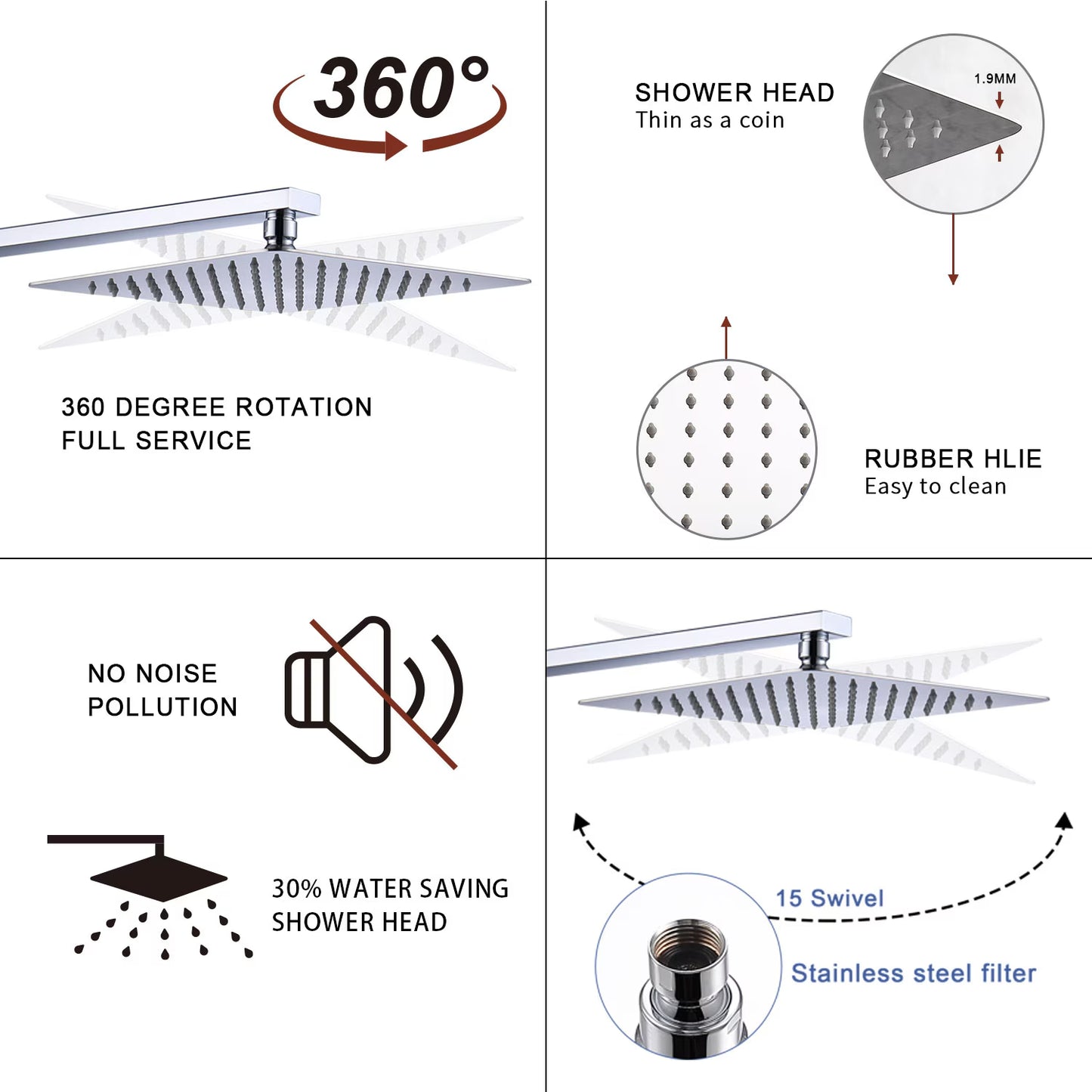 Metal Shower Faucets