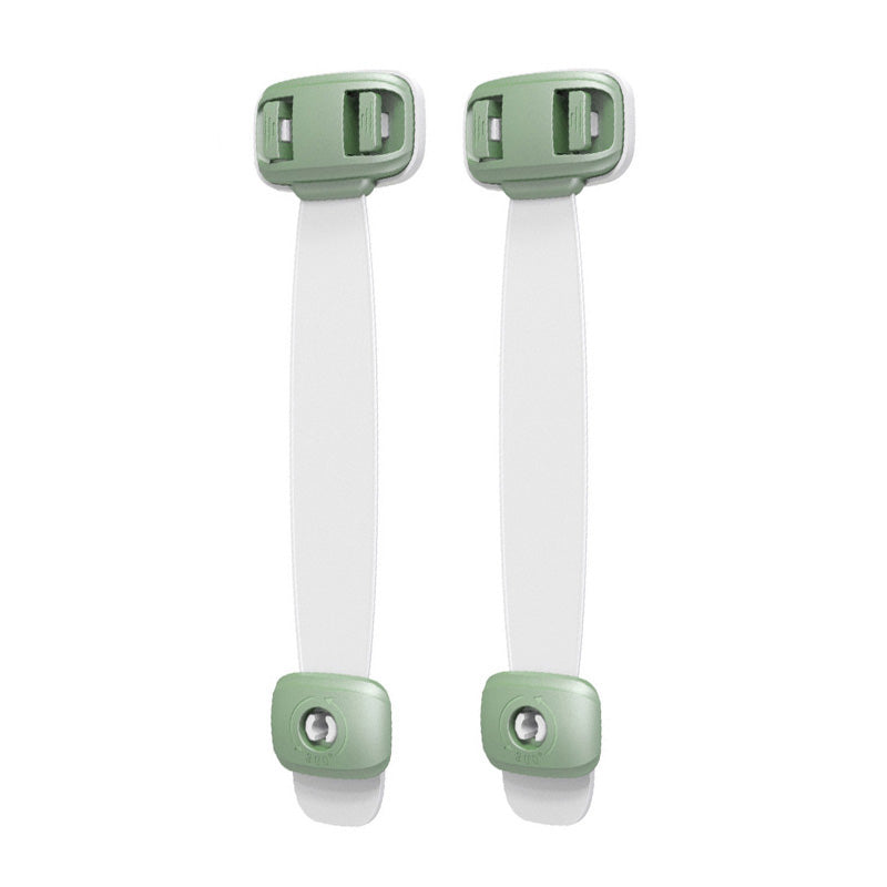 Child Safety Cabinet & Door Lock (2-Pack) – No-Drill Adhesive Baby Proofing for Drawers, Cabinets & Fridge