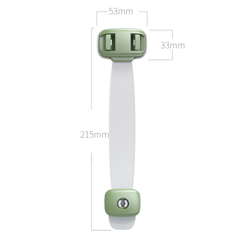 Child Safety Cabinet & Door Lock (2-Pack) – No-Drill Adhesive Baby Proofing for Drawers, Cabinets & Fridge