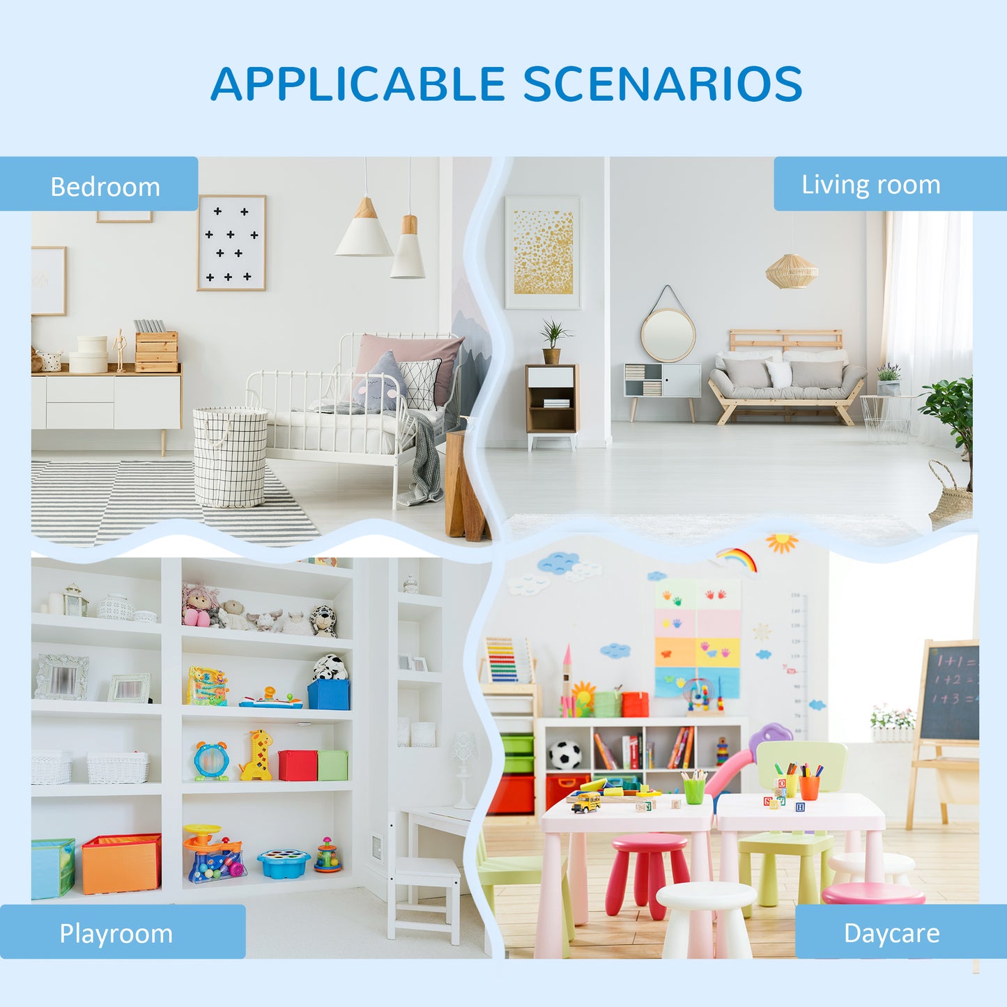 Kids Toy Storage Organizer with 4 Bins