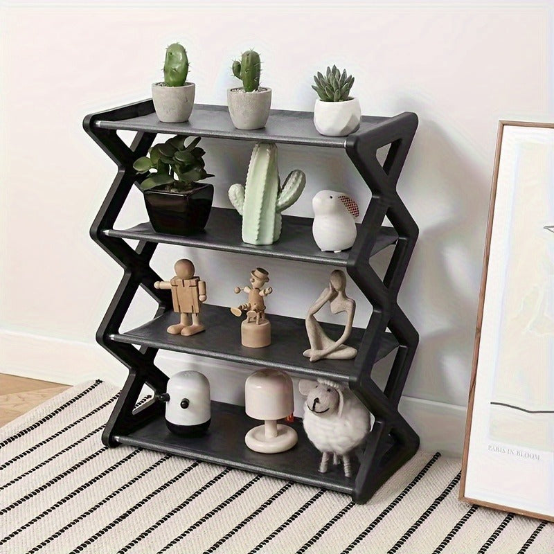 💡 HearthSpace™ 4-Layer Slim Shoe Rack – Modern Entryway Storage