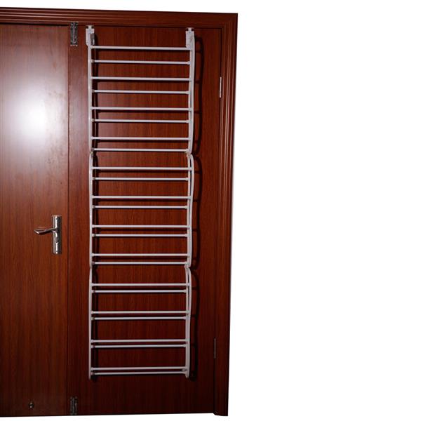 Shoe Rack With 12-tier Door Back
