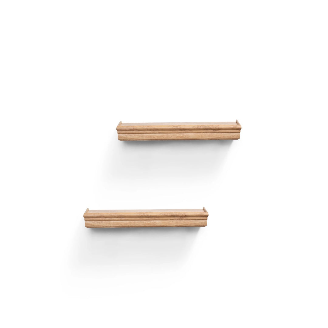 Floating Shelves  17.9 Wall Mounted Wood Shelves For Bathroom, Bedroom, Living Room, Kitchen, Hanging Shelf For Books Storage Decor With Invisible Brackets, Maple