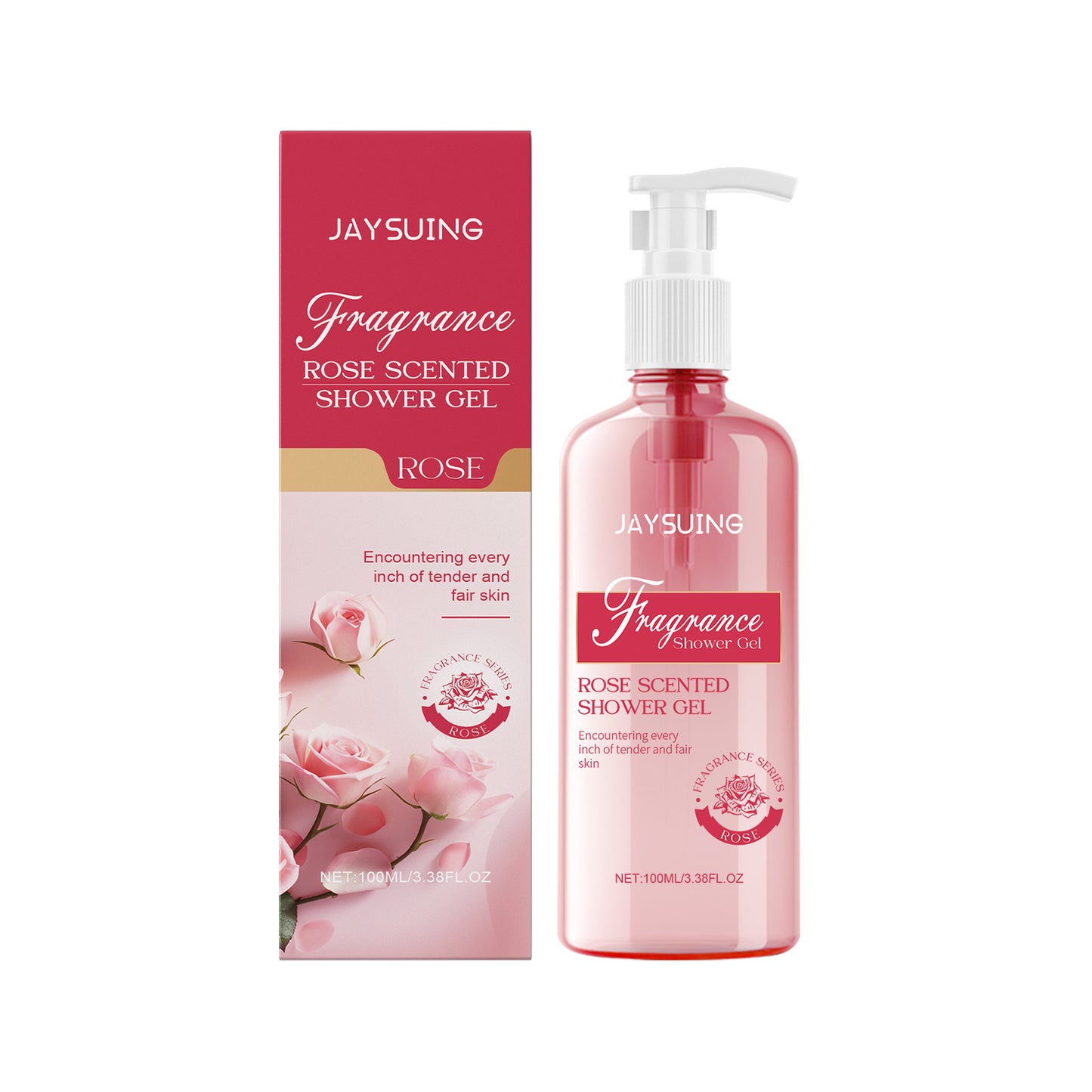 Jaysuing Lady Rose Fragrance Shower Gel Shower Stay Fragrance Clean Body Lady Shower Clean And Refreshing