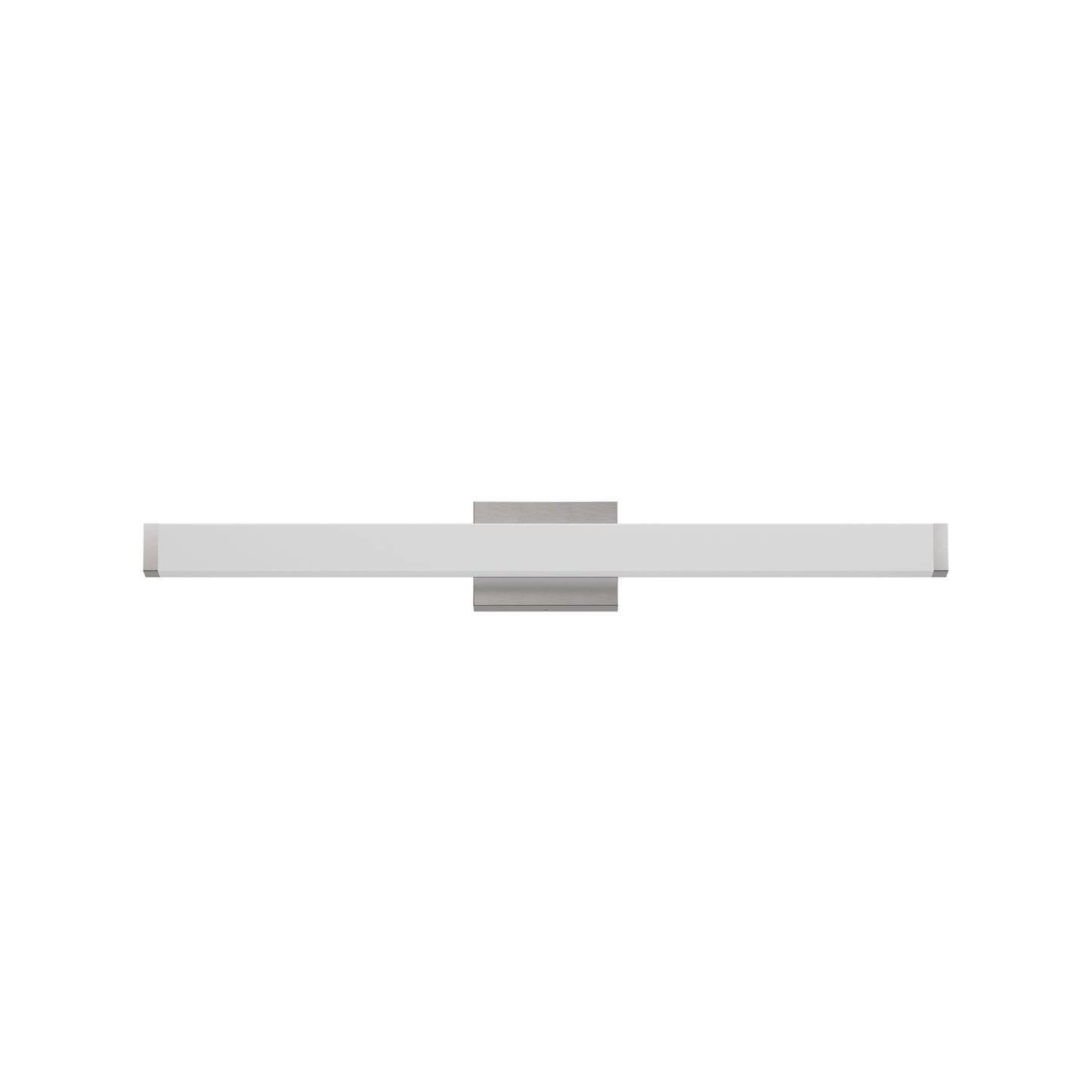 Bathroom Vanity Light Brushed Nickel Square LED 33inch 18W 6000K Cool White Light Wall Bar Lighting Fixtures Over Mirror