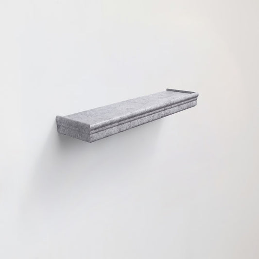 Floating Shelves  23.6 Wall Mounted Wood Shelves For Bathroom, Bedroom, Living Room, Kitchen, Hanging Shelf For Books Storage Decor With Invisible Brackets, Gray