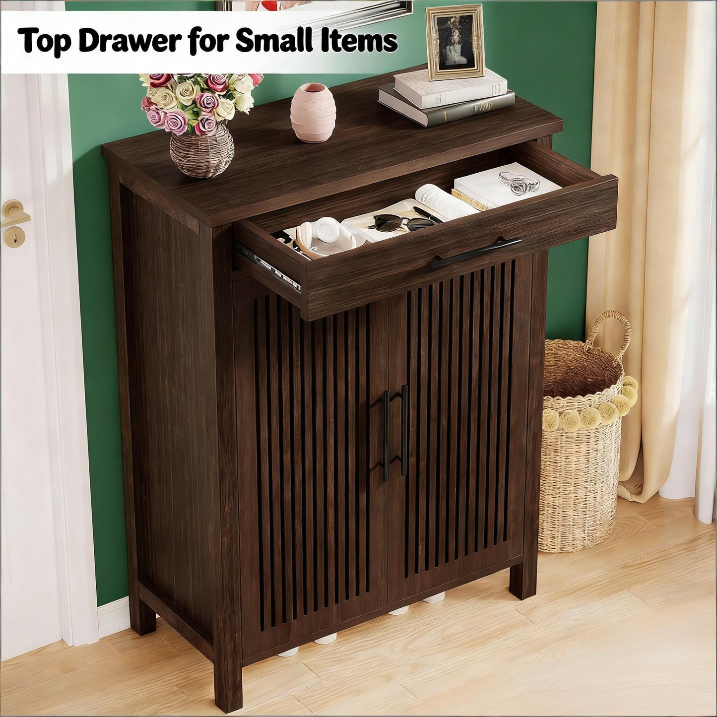 Freestanding Storage Cabinet,Shoe Cabinet,Shoe Rack Organizer