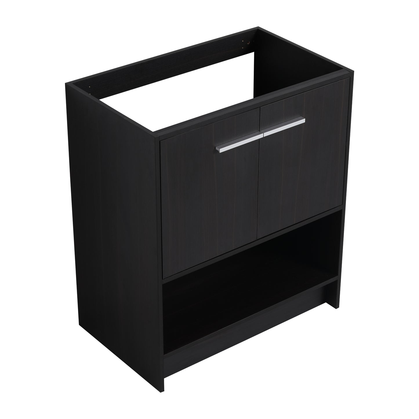30 Bathroom Vanity, 2 Doors, Freestanding Bathroom Cabinet Vanity, Plywood Excluding Sink