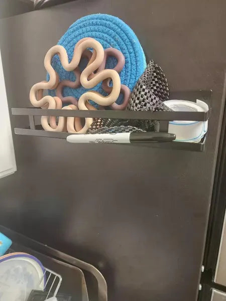 Magnetic Side Of Fridge Organizer And Storage