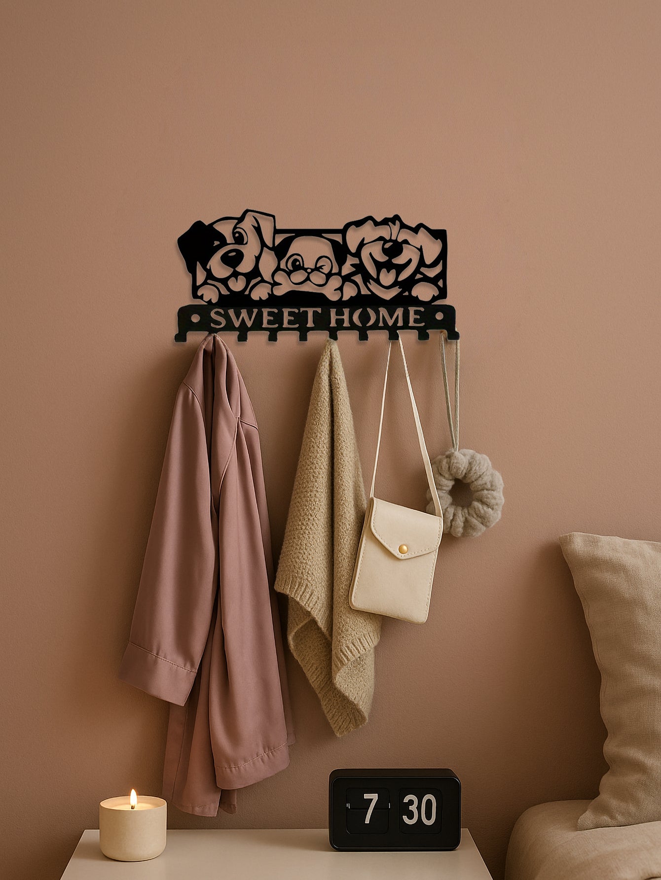 Creative Metal Kitchen Towel Peg - Unique Wall Hook, Personalized Home Gift