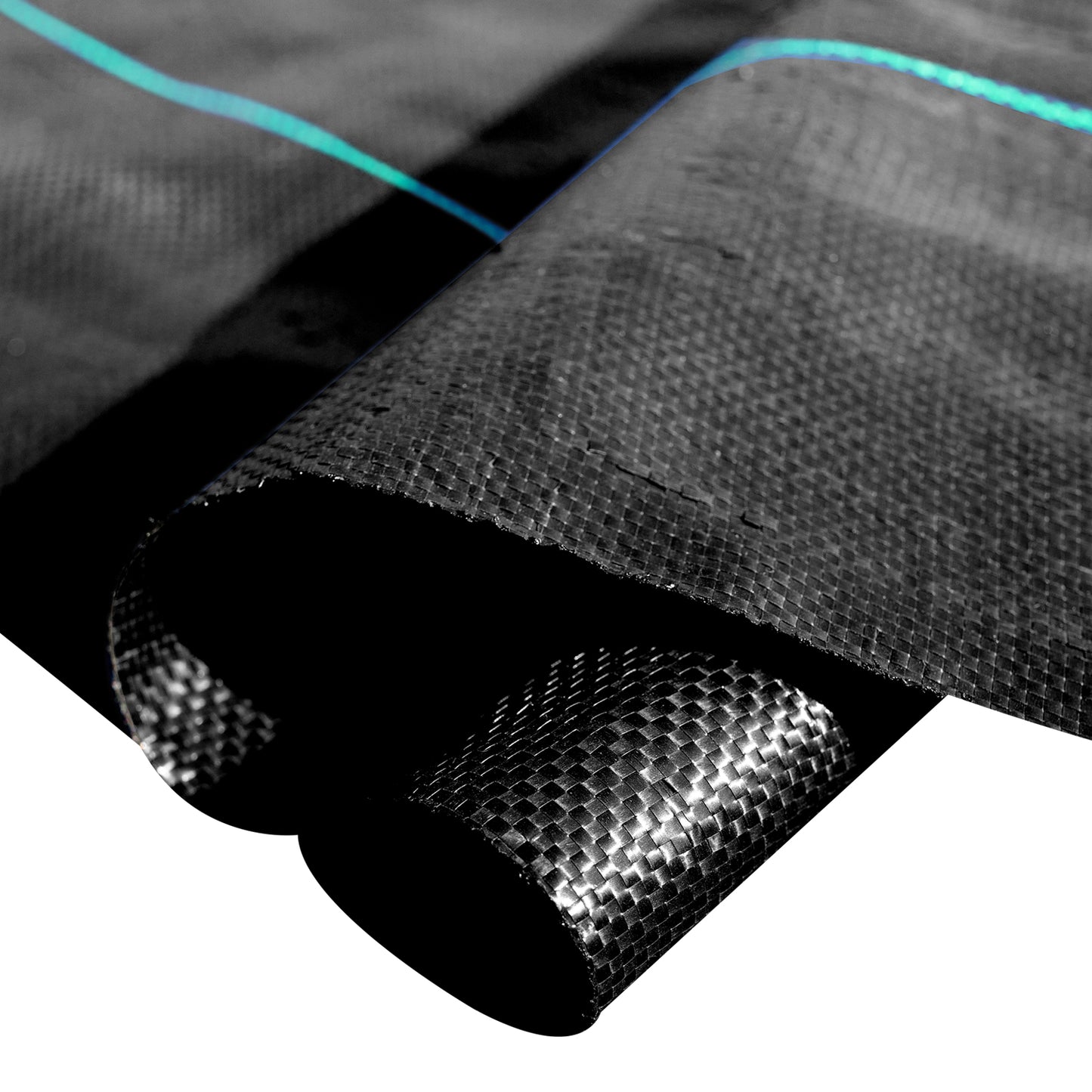 VEVOR 6FT300FT Premium Weed Barrier Fabric Heavy Duty 2.4OZ, Woven Weed Control Fabric, High Permeability Good For Flower Bed, Geotextile Fabric For Underlayment, Polyethylene Ground Cover
