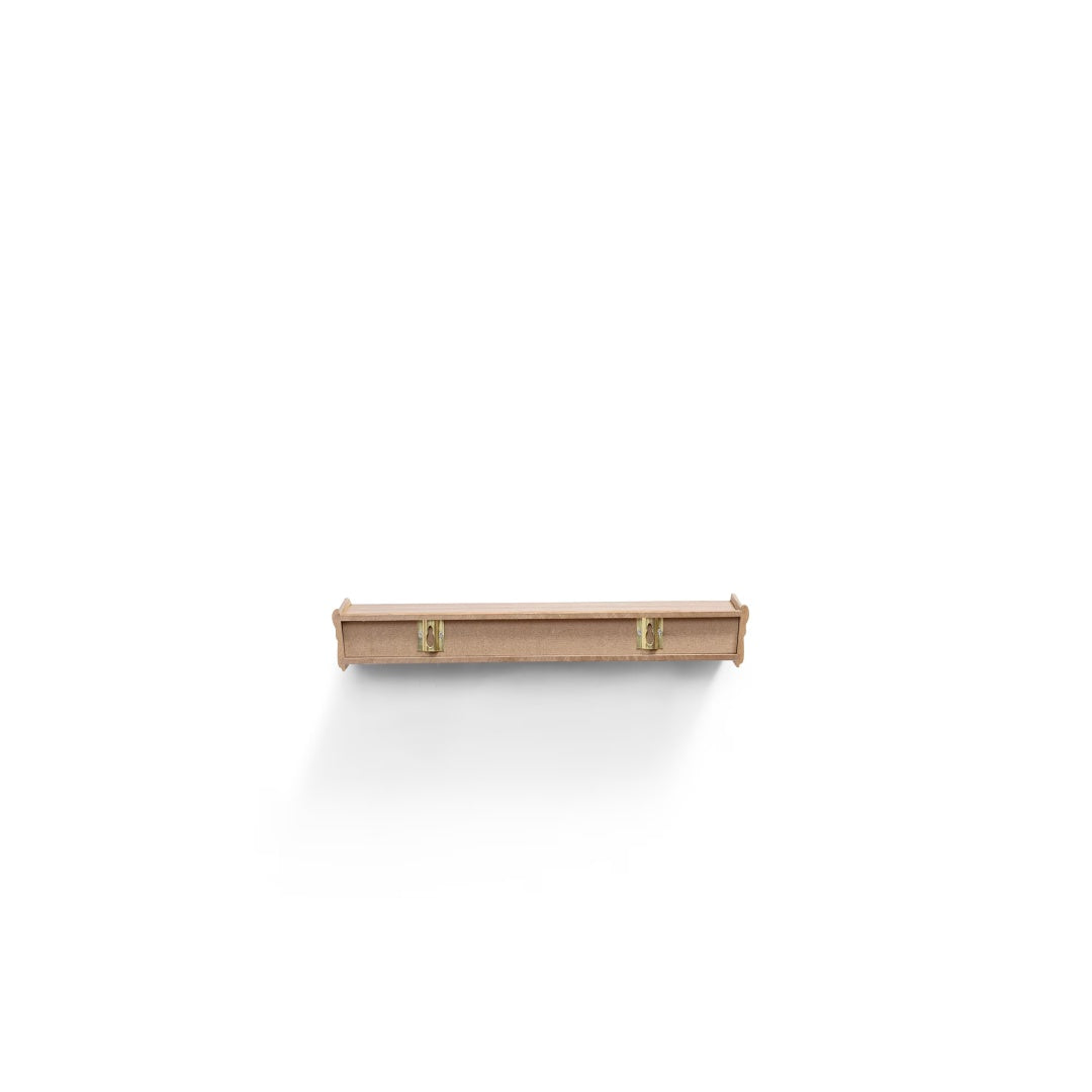 Floating Shelves  17.9 Wall Mounted Wood Shelves For Bathroom, Bedroom, Living Room, Kitchen, Hanging Shelf For Books Storage Decor With Invisible Brackets, Maple