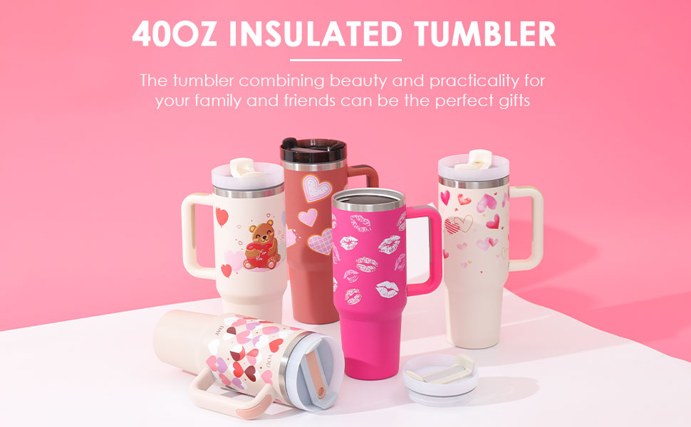 40oz Stainless Steel Insulated Tumbler – Spill-Proof Travel Mug
