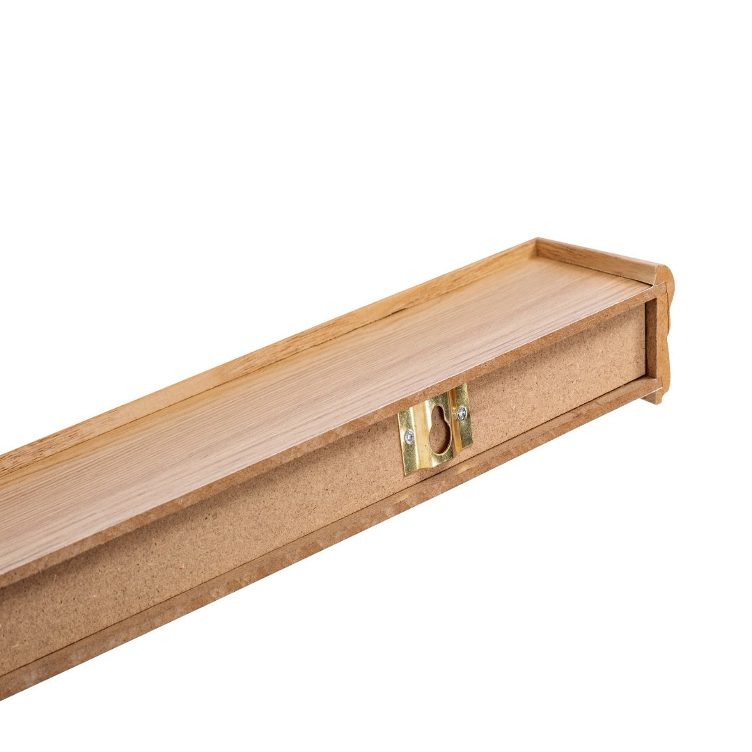 Floating Shelves  17.9 Wall Mounted Wood Shelves For Bathroom, Bedroom, Living Room, Kitchen, Hanging Shelf For Books Storage Decor With Invisible Brackets, Maple