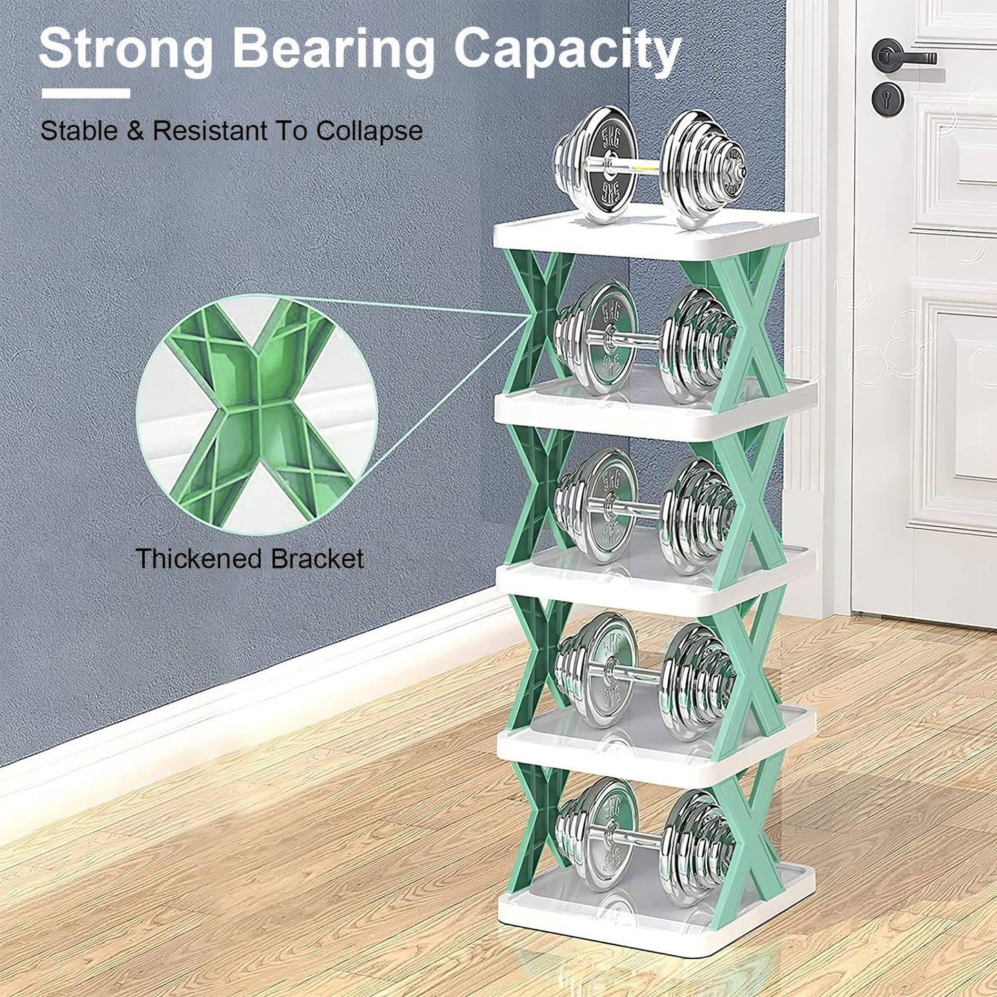 HearthSpace™ Slim Vertical Shoe Tower (Holds 9 Pairs)
