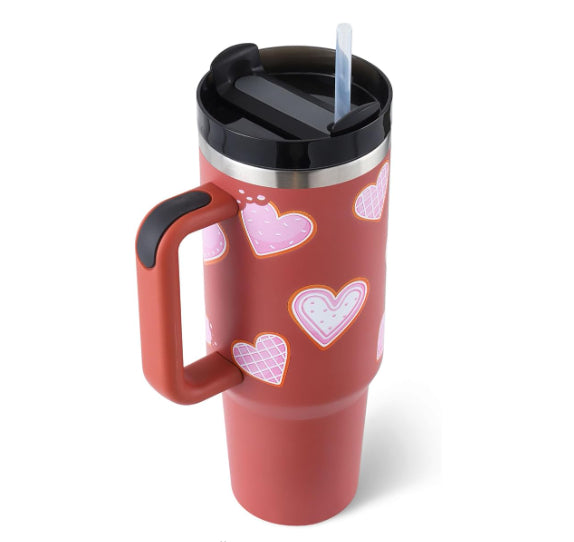 40oz Stainless Steel Insulated Tumbler – Spill-Proof Travel Mug