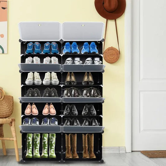 HearthSpace™ Slim Vertical Shoe Tower  (Holds Up To 9 Pairs)
TOP SECTION (right under product title)

✔ Ships from USA
✔ Fast 4–8 Day Delivery
✔ Secure Checkout

PRICE STRATEGY

Price: $52.99
Compare at: $79.99
