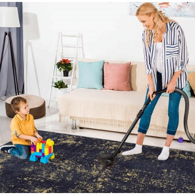 Luxury Washable 5x8 Area Rug – Non-Slip, Pet & Kid Friendly, Modern Low-Pile Carpet (Ships from USA)