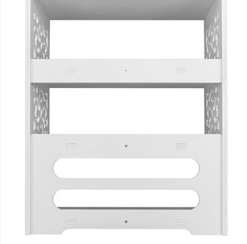 Wood Plastic Board-6 Layer Carved Shoe Rack