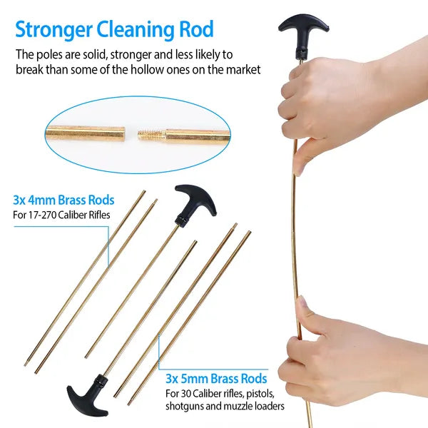Universal Gun Cleaning Kit Gun Cleaning Brushes Mops Muff Guard
