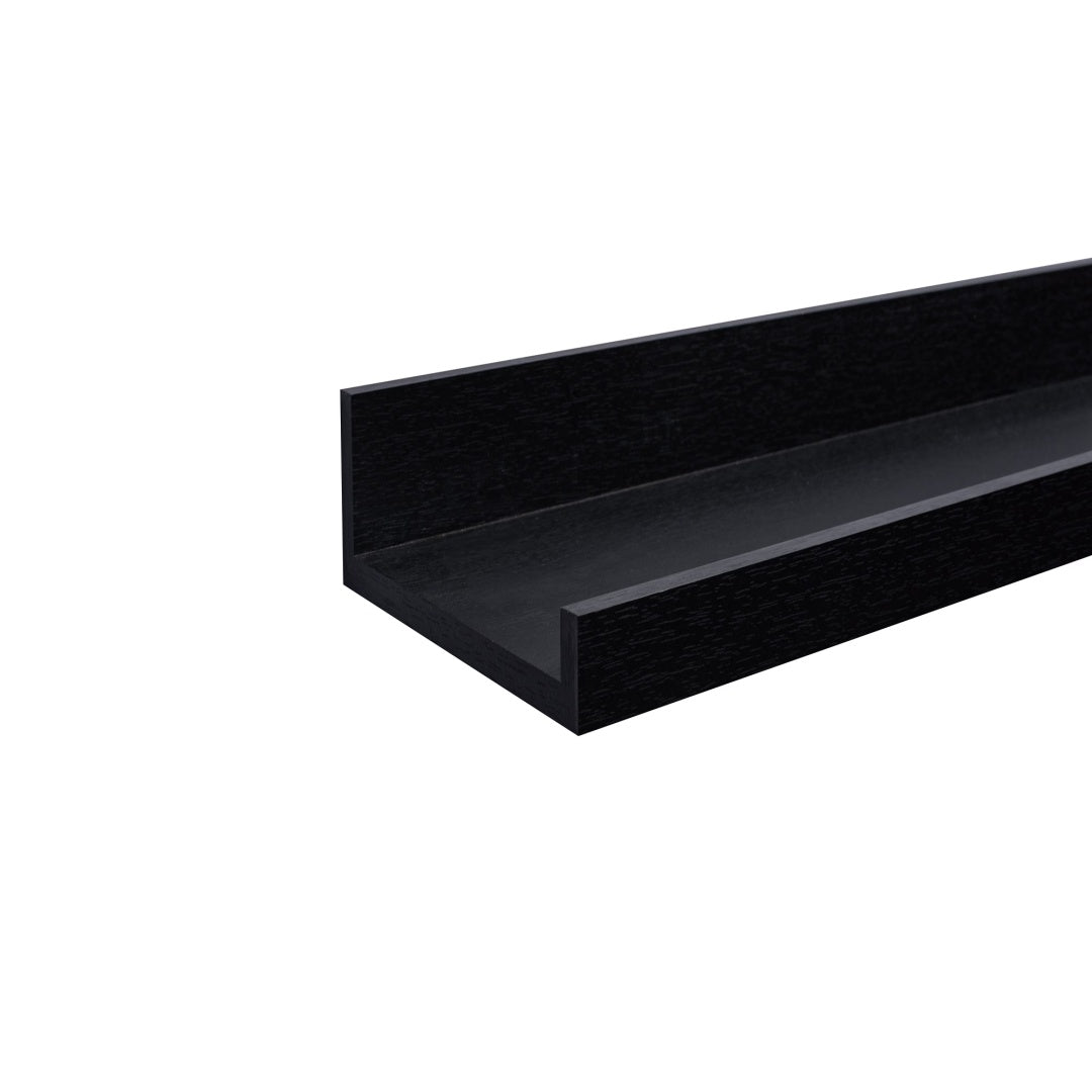 Floating Shelves  15.7 Wall Mounted Wood Shelves For Bathroom, Bedroom, Living Room, Kitchen, Hanging Shelf For Books  Storage  Decor With Invisible Brackets, Black