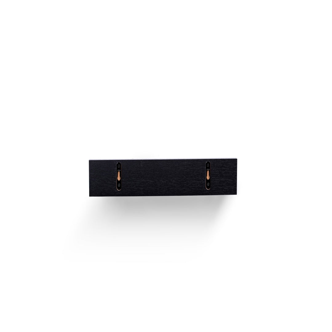 Floating Shelves  23.62 Wall Mounted Wood Shelves For Bathroom, Bedroom, Living Room, Kitchen, Hanging Shelf For Books Storage Decor With Invisible Brackets, Black